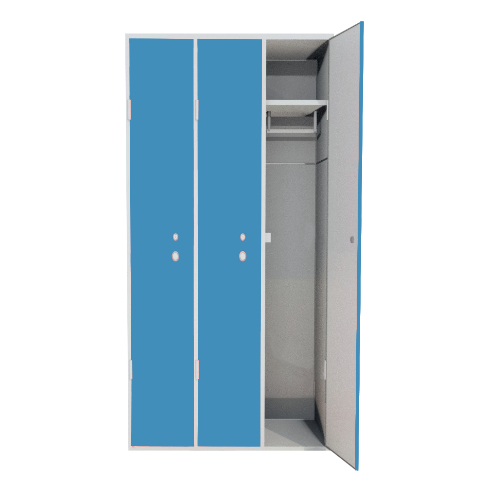 Металлический шкаф для одежды ШОМ-01-03 